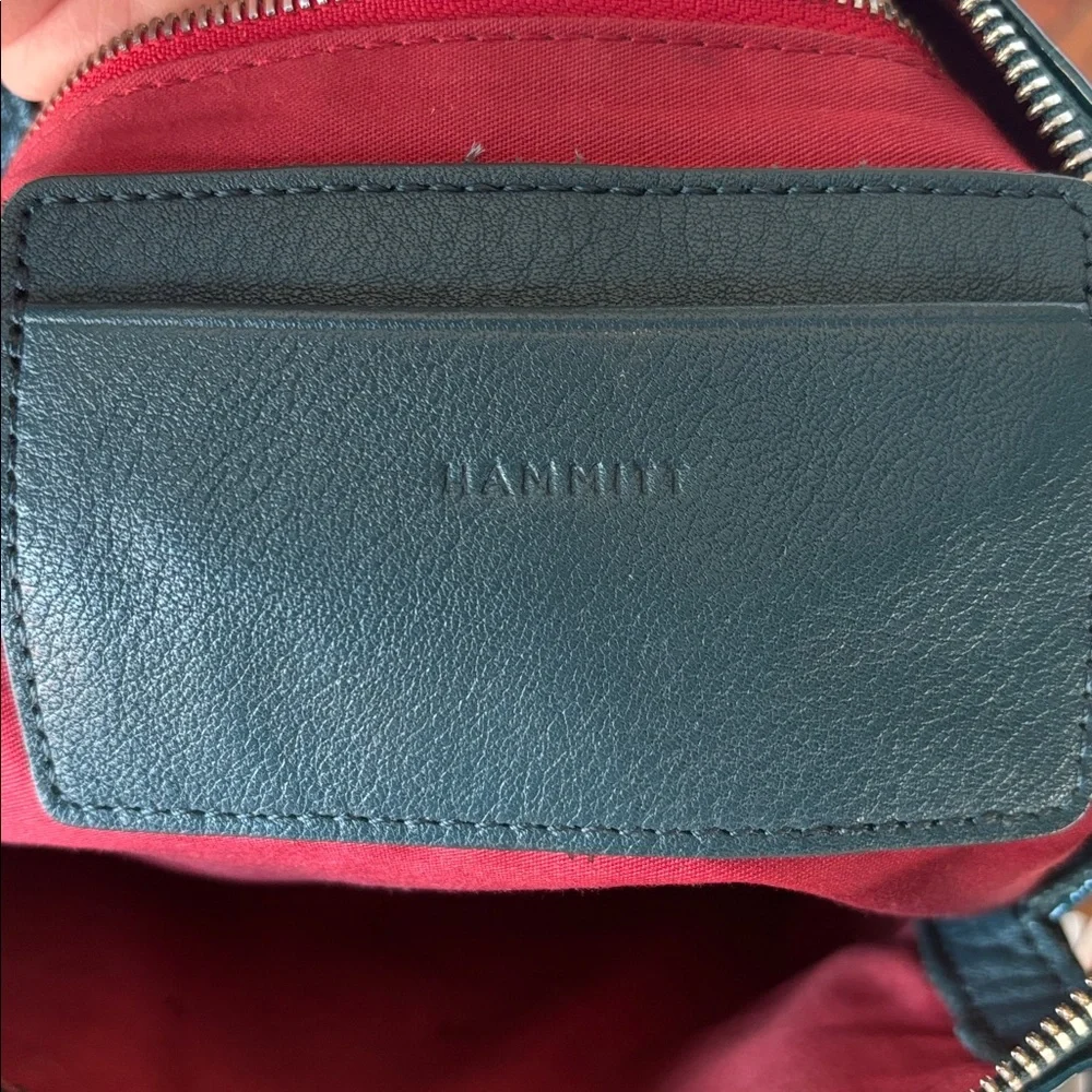 Hammitt Bryant Medium 2023 Season Exclusive - Dipped Teal Crinkled Patent RARE - Picture 11 of 14
